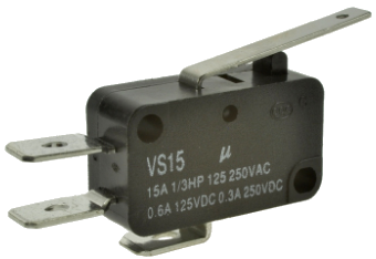 Концевой  выключатель VS15N02-1C, с рычагом