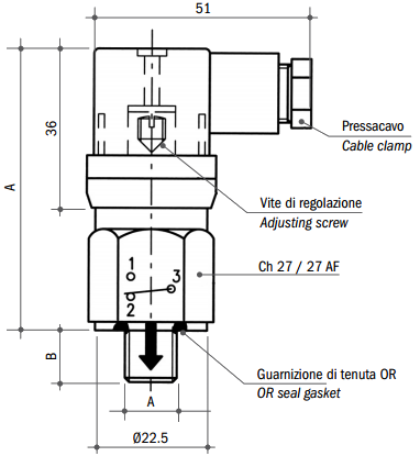 Реле вакууму VSM1B-R18G