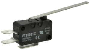 Концевой  выключатель VT1603-1C, с рычагом