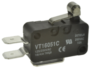 Концевой  выключатель VT1605-1C, с рычагом и роликом