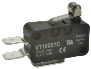Концевой  выключатель VT1605-1C, с рычагом и роликом