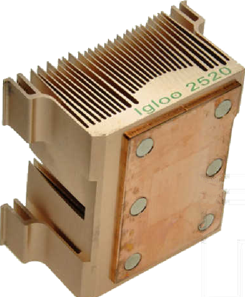 Радіатор 2520AL+CU, охолодження електроніки