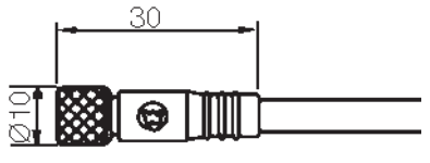Кабель 404000P03M020, для підключення датчика