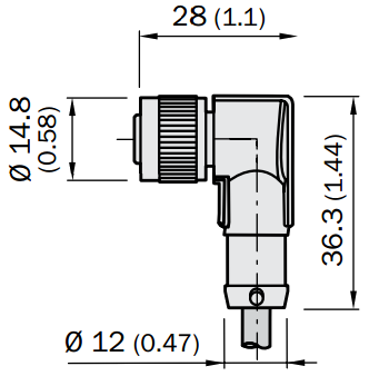 Кабель DOL-1204-L05MC, для підключення датчика