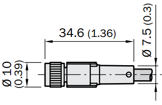 Кабель DOL-0803-G02MC, для підключення датчика