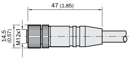 Кабель DOL-1205-G05MQ, для підключення датчика