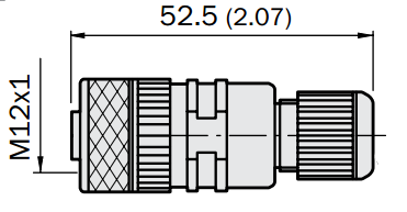 Разъем DOS-1204-GX, для подключения датчика