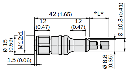 Кабель DOL-1204-G02MN, для підключення датчика