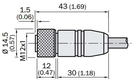 Кабель DOL-1205-G06MK, для підключення датчика