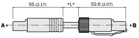 Кабель-переходник SSL-0J08-G05ME, для подключения датчика