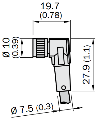 Кабель DOL-0803-W02MCS01, для підключення датчика