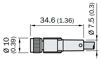 Кабель DOL-0803-G10MCS01, для подключения датчика