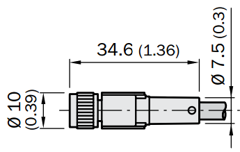 Кабель DOL-0804-G02MCS01, для підключення датчика