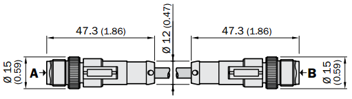 Кабель-переходник SSL-1204-G02ME, для подключения датчика
