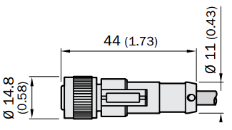 Кабель DOL-1208-G02MC, для підключення датчика