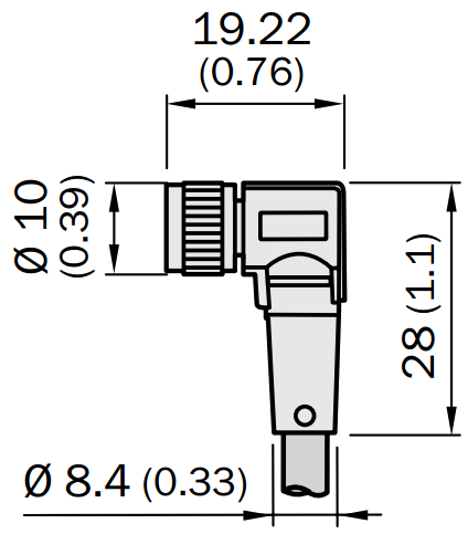 Кабель DOL-0804-L05MC, для підключення датчика