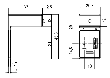 Адаптер сигнальний A09C4H, для клапанного роз'єму DIN43560-B