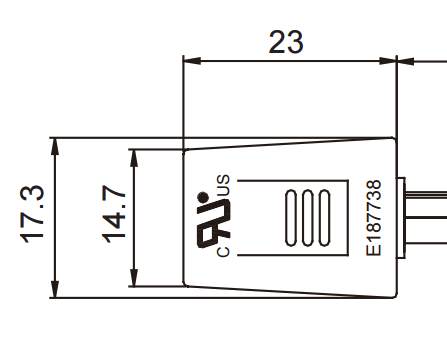 Кабель живлення A2-03 для малогабаритних вентиляторів