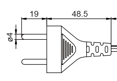 Кабель живлення A2-B для малогабаритних вентиляторів
