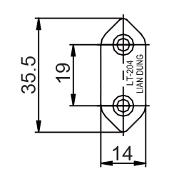 Кабель живлення A2-B для малогабаритних вентиляторів