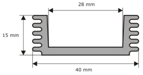 Радиатор A4755/3,5, охлаждения электроники