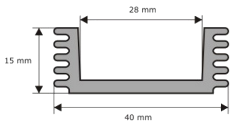 Радіатор A4755/5 6.8, охолодження електроніки
