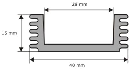 Радиатор A4755/5 10, охлаждения электроники