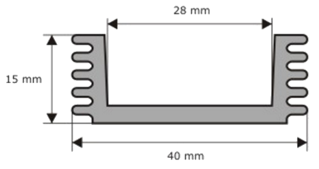 Радиатор A4755/7, охлаждения электроники