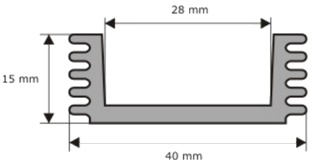 Радиатор A4755/8, охлаждения электроники