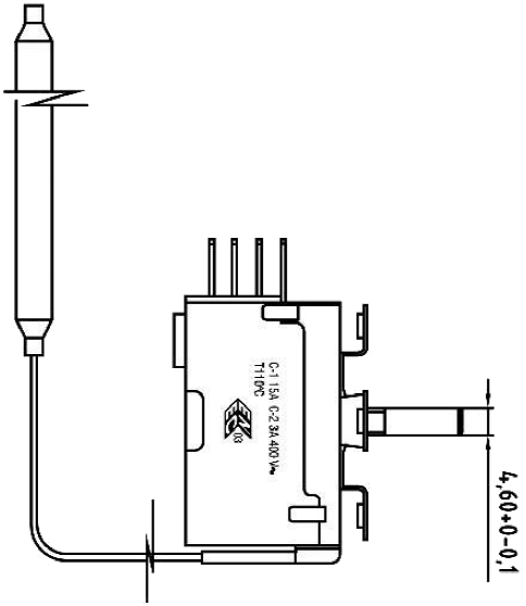Термостат BT-KAP220/A, капілярний