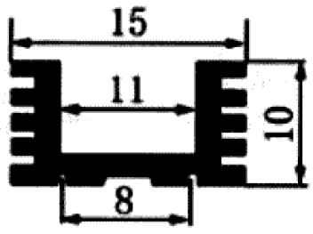 Радіатор TO220 DY-CI/3,5, охолодження електроніки