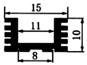 Радіатор TO220 DY-CI/2,5, охолодження електроніки