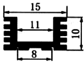 Радіатор TO220 DY-CI/2, охолодження електроніки