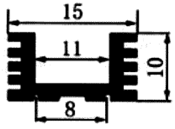 Радиатор TO220 DY-CI/3, охлаждения электроники