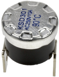 Термостат KSD301A-090v, біметалічний