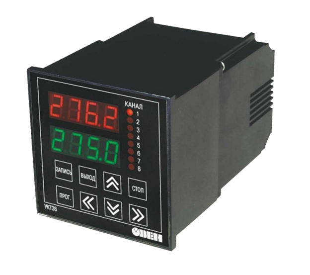 Контролер температури УКТ38-Щ4, 8-канальний з аварійною сигналізацією