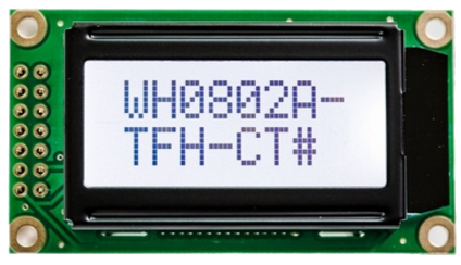Графический жк-индикатор WH0802A-TFH-CT