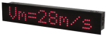 Цифровой индикатор для монтажа в панель mitex SI LED 1x8