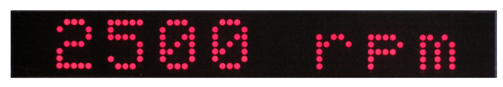 Цифровой индикатор для монтажа в панель mitex SI LED 1x8