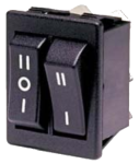 Перемикач клавіатури здвоєний T1520A/T1510AL, без індикації