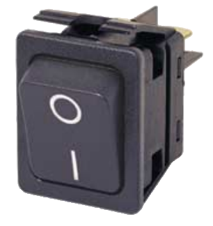 Клавишный переключатель C6050AL, брызгозащищенный, без индикации