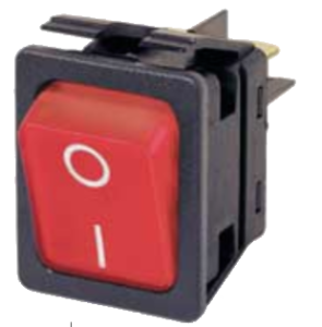 Клавишный переключатель H6067AL, брызгозащищенный, с индикаторным окошком