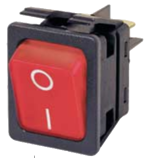 Клавишный переключатель H6067AL, брызгозащищенный, с индикаторным окошком