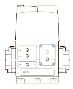 Газовий магнітний клапан DMV-525/12 пальників, з різьбовим виконанням відповідно до EN 161