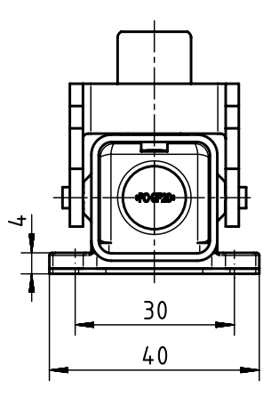 Блочний кожух Han 3A-HBMA/P-DL-1Pg11, з кріпленням на перегородці