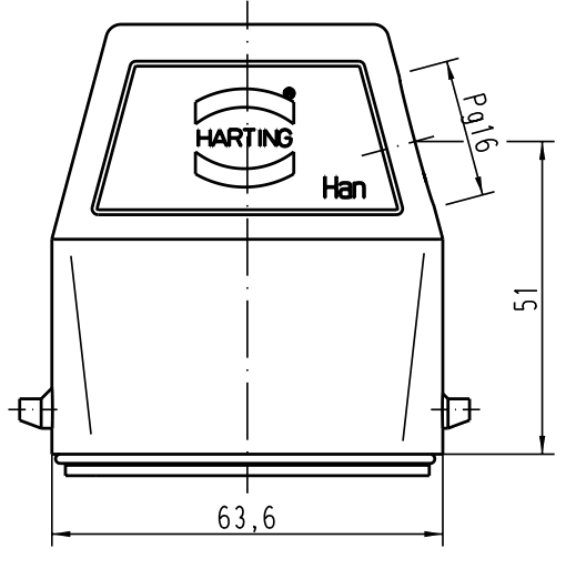 Кабельный кожух Han EMC15-Pg16,для применения в системах с повышенными требованиями по ЭМС