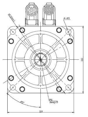 Серводвигун SMH110-1052028ENC, змінного струму
