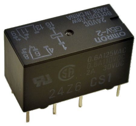 Реле электромагнитное G5V224, миниатюрное