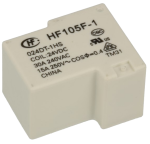 Реле электромагнитное HF105F-1-024D-T1HS, миниатюрное