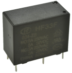 Реле электромагнитное HF33F-024-ZS, миниатюрное